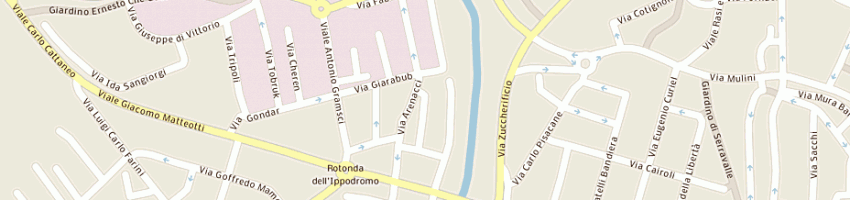 Mappa della impresa comandini nino a CESENA