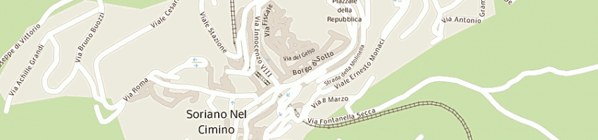 Mappa della impresa travaglini massimo a SORIANO NEL CIMINO