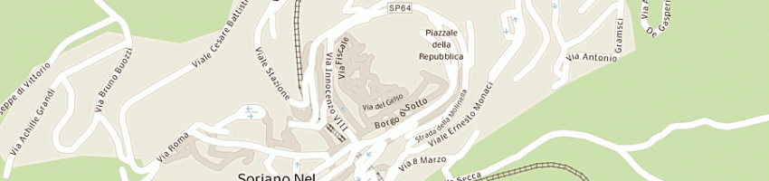 Mappa della impresa capati franco a SORIANO NEL CIMINO
