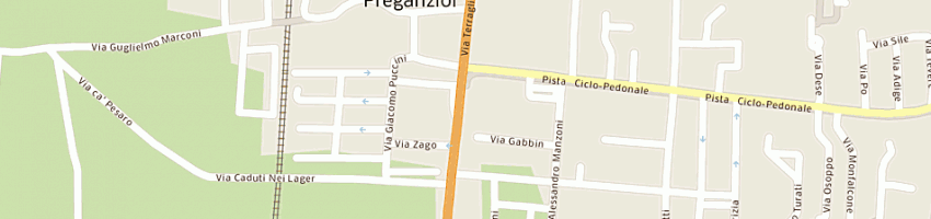 Mappa della impresa barzan rag a di barzan alberto e c (sas) a PREGANZIOL