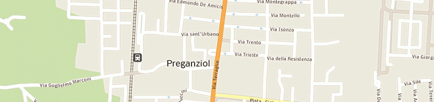 Mappa della impresa pozzobon giosue' a PREGANZIOL