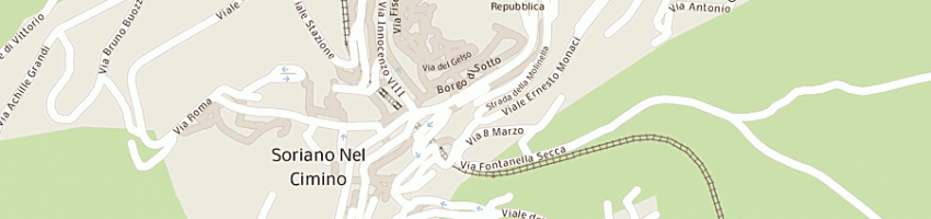 Mappa della impresa benigni graziella a SORIANO NEL CIMINO