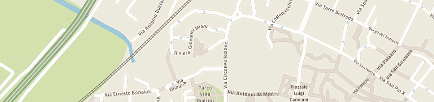 Mappa della impresa associazione as nuoto venezia a VENEZIA