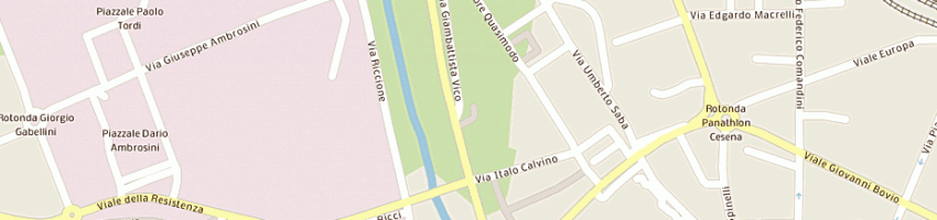 Mappa della impresa soced cna servizi societa' cooperativa a rl a CESENA