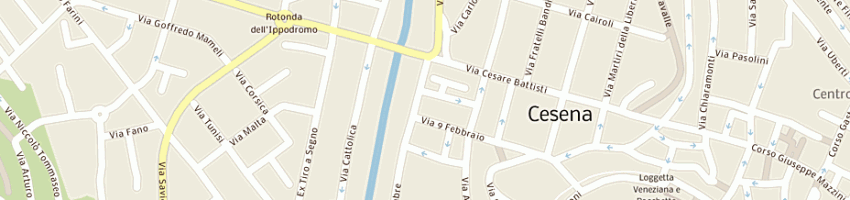 Mappa della impresa case e co snc a CESENA