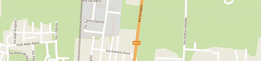 Mappa della impresa scuola elementare r franchetti a PREGANZIOL