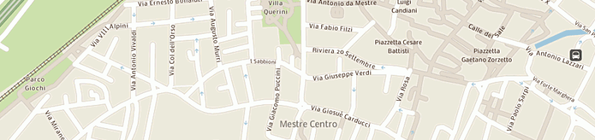 Mappa della impresa studio barovier sas di m aru' e c a VENEZIA
