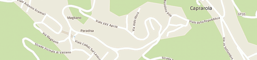 Mappa della impresa sap spa a CAPRAROLA