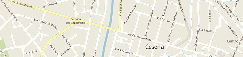 Mappa della impresa salaroli boutique della ceramica (spa) a CESENA