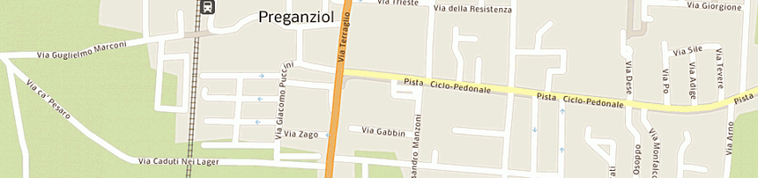 Mappa della impresa tecna a PREGANZIOL