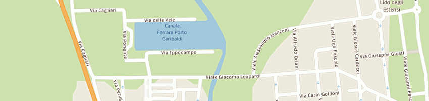 Mappa della impresa mangherini alessandro a COMACCHIO