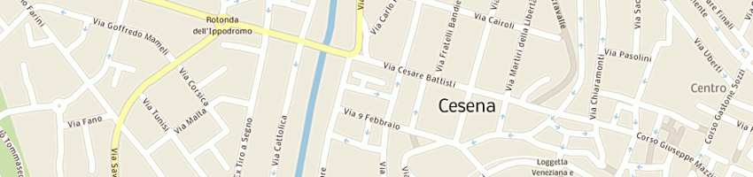 Mappa della impresa talons bar di giorgini gianluca e c snc a CESENA