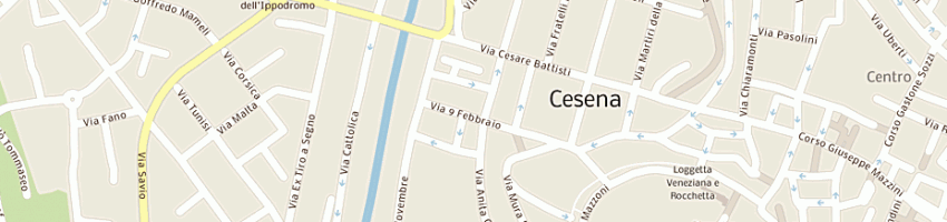 Mappa della impresa delvecchio marino e c (snc) a CESENA