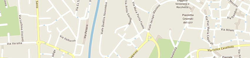 Mappa della impresa poste italiane spa a CESENA