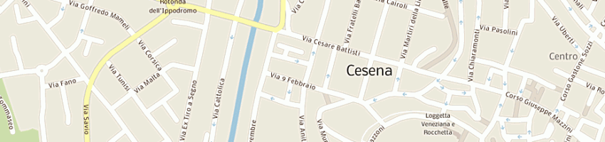 Mappa della impresa macrelli maurizio a FORLI 