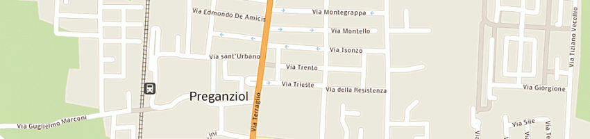 Mappa della impresa barzan roberto a PREGANZIOL