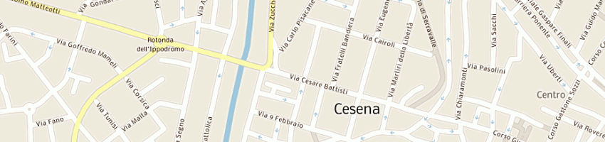 Mappa della impresa saudades srl a CESENA