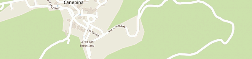 Mappa della impresa canepina carburanti snc di poli alduino e c a CANEPINA