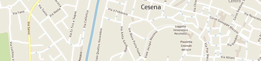 Mappa della impresa ghini sante a CESENA