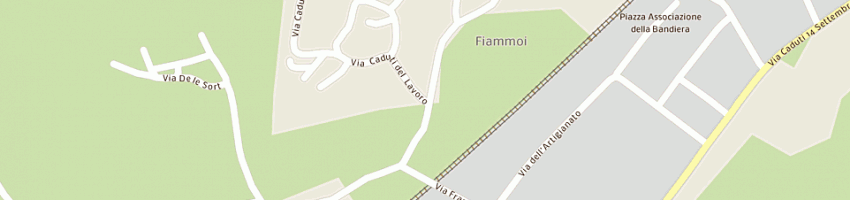Mappa della impresa tramontin anna a BELLUNO