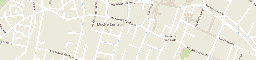 Mappa della impresa banca del tempo libero a VENEZIA