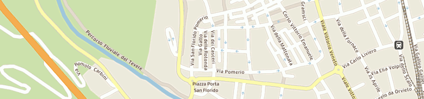 Mappa della impresa montedori dina e c snc a CITTA DI CASTELLO