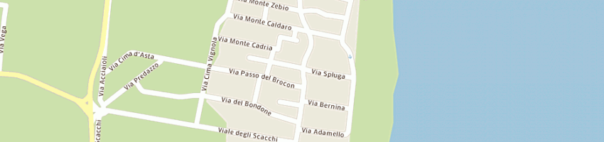 Mappa della impresa raggini antonella a COMACCHIO