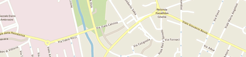 Mappa della impresa ipercoop a CESENA