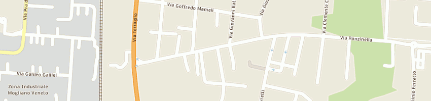 Mappa della impresa farmacia s marco snc a MOGLIANO VENETO