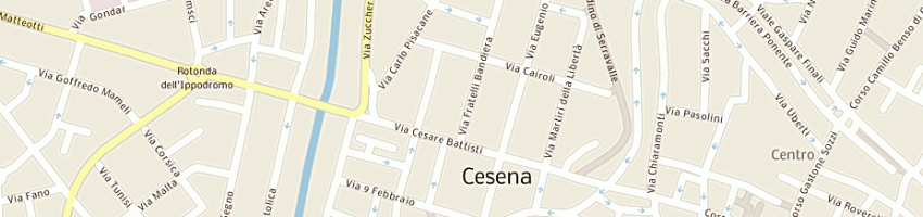 Mappa della impresa mn di ghetti morena e turci nicoletta snc a CESENA
