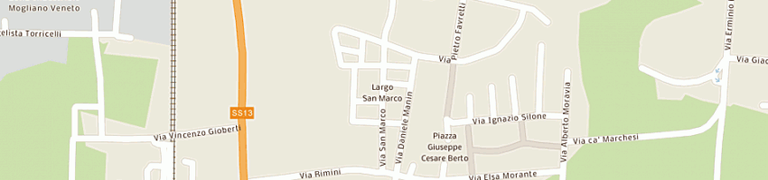 Mappa della impresa la lampada snc di maiocco e copparoni a MOGLIANO VENETO