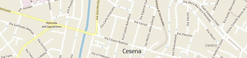 Mappa della impresa foto studio blu di lumini melania a CESENA
