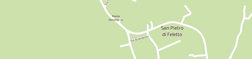Mappa della impresa baldassar ruggero e c snc a SAN PIETRO DI FELETTO
