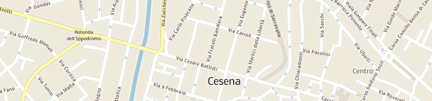 Mappa della impresa rizzi rosa a CESENA