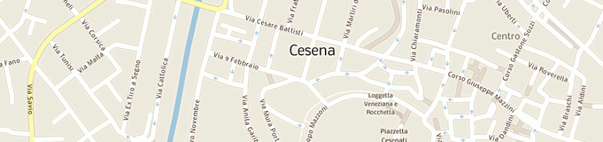 Mappa della impresa tabacchi belletti di francesca cola a CESENA