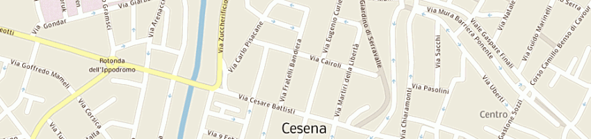 Mappa della impresa novelli rodolfo a CESENA