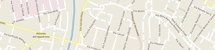 Mappa della impresa tabaccheria comandini marisa a CESENA