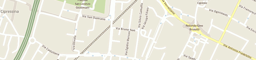 Mappa della impresa manderino silvia a VENEZIA