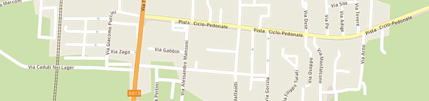 Mappa della impresa gobessi maurizio a PREGANZIOL