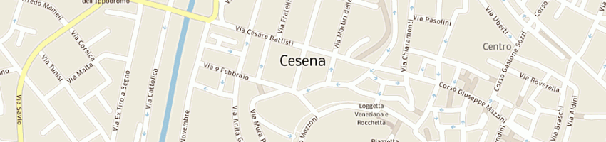 Mappa della impresa pasta fresca biguzzi snc a CESENA