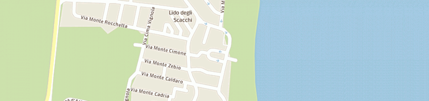 Mappa della impresa bagno delfinus di bonazza sara a COMACCHIO