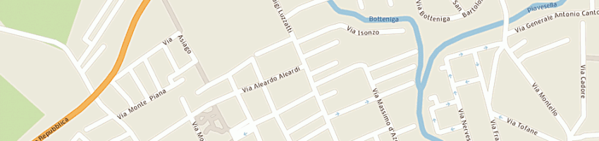 Mappa della impresa mediocredito trentino alto adige spa a TREVISO
