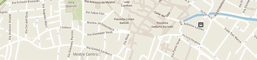 Mappa della impresa ciccione fiorella a VENEZIA
