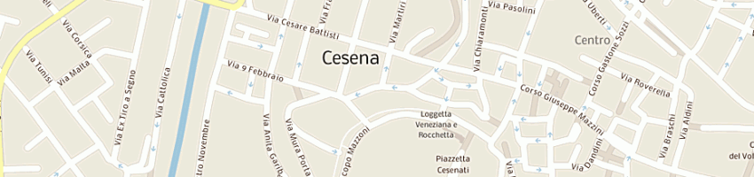 Mappa della impresa la romagnola di giannatempo francesco sas a CESENA