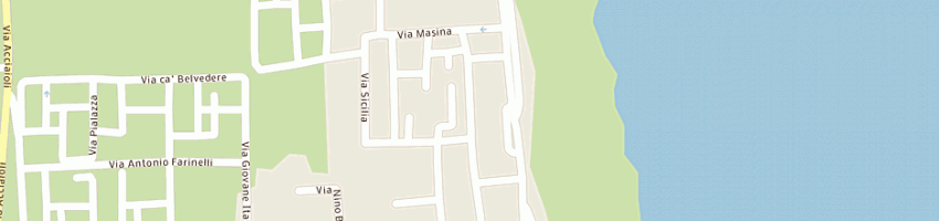 Mappa della impresa pozzati liviana a COMACCHIO