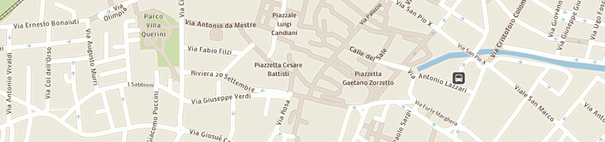 Mappa della impresa punto immagine snc di venturin daniela e c a VENEZIA