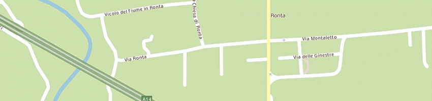 Mappa della impresa budini fernando a CESENA