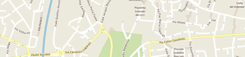 Mappa della impresa comune di cesena a CESENA