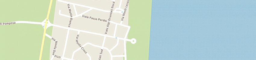 Mappa della impresa bagno bar playa dorada a COMACCHIO