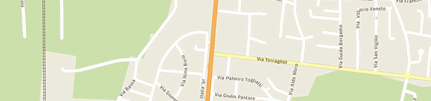 Mappa della impresa parrucchiera per signora sartorio donatella a PREGANZIOL